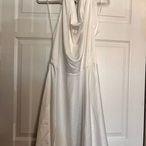 Abercrombie & Fitch White Backless Dress